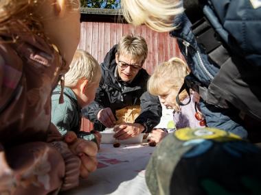 vi laver kastanje mænd